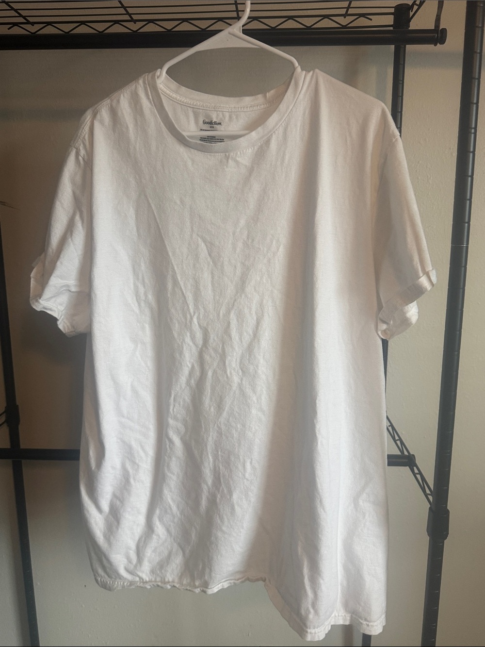 Goodfellow & Co Men's White Short-Sleeve Crew Tee